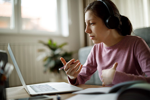 Woman on laptop