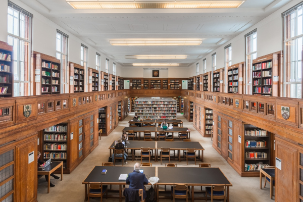 Inside the Senate House library